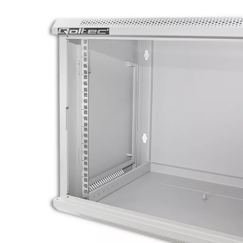 Armario rack QOLTEC 19 pulgadas 9U 600x500x600 montaje en pared o suelo carcasa para servidor