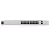 Conmutador gestionado L2/L3 Ubiquiti UniFi USW-24-POE, 24x Gigabit Ethernet (16x PoE+), 2x SFP, 1U, plateado