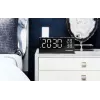 Despertador CR10ALU FM PLL con sensor de temperatura y humedad integrado
