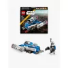 LEGO Star Wars Captain Rex Y-Wing Microfighter, pieza de coleccionista: juguete de nave espacial de las Guerras Clon con una minifigura de personaje para niños a partir de 6 años