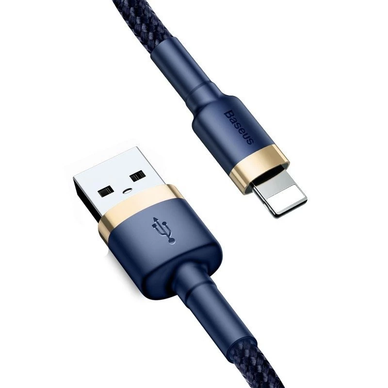 Cable Lightning Baseus CALKLF-CV3 2 m Azul Oro