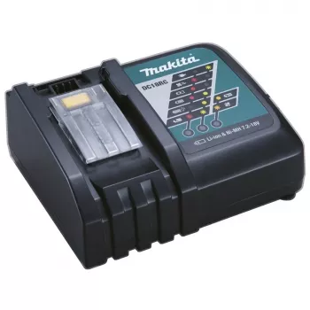 Makita DC18RC - Cargador de batería - 1 carga de batería - para Makita DCS553, DGA514, DGA901, DHP453, DHP482, DHS630, DLW140, DLX3179, DML815, LXT DBN500 (DC18RC)