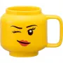 Taza de cerámica room copenhagen Winking Girl Small Amarilla 40460803, 250–350 ml