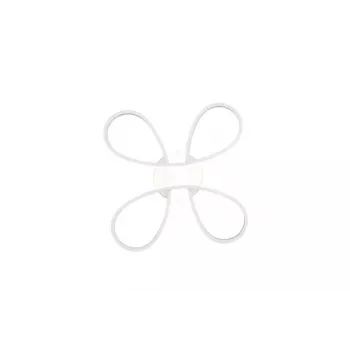 Lámpara LED de techo TRIO Fly 40 cm, 4000K, blanco mate