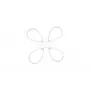 Lámpara LED de techo TRIO Fly 40 cm, 4000K, blanco mate