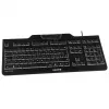 CHERRY KC 1000 SC Teclado Universal USB AZERTY Belga Negro