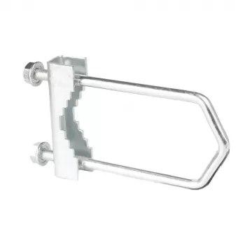 Abrazadera Extralink M8 grande EX.7102 de acero galvanizado, abrazadera de anclaje M8 para instalación de cables