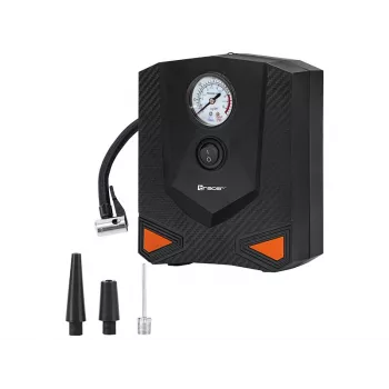 Bomba de aire portátil TRACER RES-03ML 12V 150 PSI — inflador de neumáticos de coche, alimentación 12 V