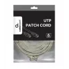 Cable de red CAT6 UTP 15M/Gris PP6U-15M GEMBIRD