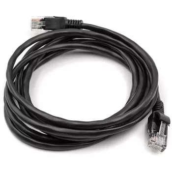Cable Cat5E UTP, 2 m, negro