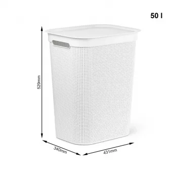 ROTHO Brisen – cesto de ropa – 50 l