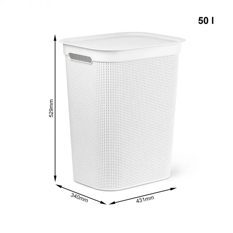 ROTHO Brisen – cesto de ropa – 50 l
