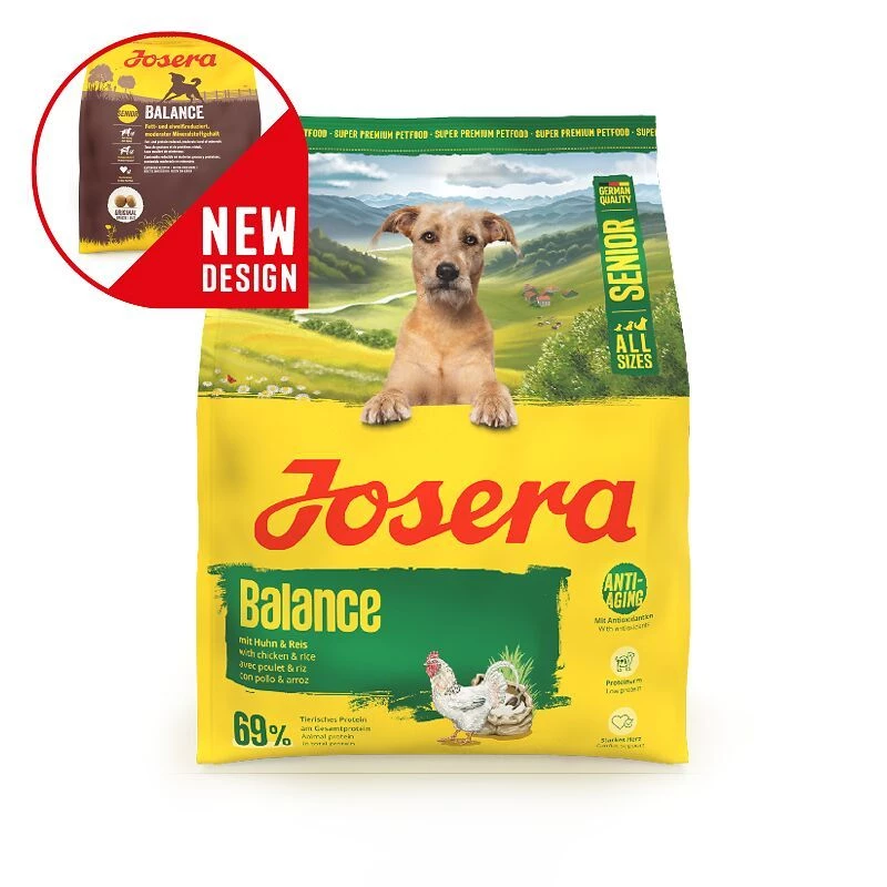 Pienso seco para perros JOSERA Senior Balance 3 kg — alimento completo para perros mayores