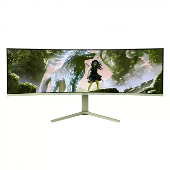 Monitor de ordenador curvo Arozzi Nova 49 pulgadas (124,5 cm) Dual QHD 5120×1440 LED VA, 4 ms, Verde