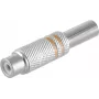 ShiverPeaks S/CONN conector macho Cinch metal 6 mm, amarillo (modelo 52001-Y)