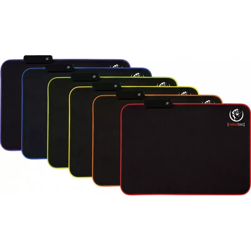 Alfombrilla de ratón Rebeltec LED Slider M