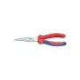 Alicate universal Knipex L.200 mm forma 1 recto funda multicomponente cromado