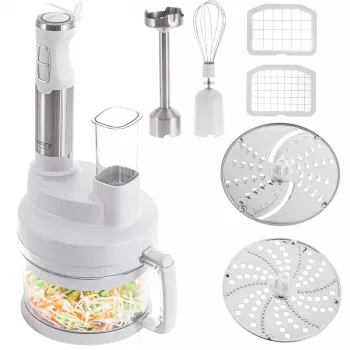 Batidora de mano con set Camry CR 4623 1600 W blanca