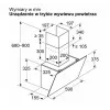 Campana extractora de pared Bosch DWK65DK20, 590×325×690 mm, 550 m³/h, 3 velocidades, 62 dB, blanca, filtro de grasa de aluminio