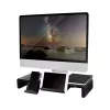 Soporte de sobremesa ergonómico para monitor, máx. 25 kg