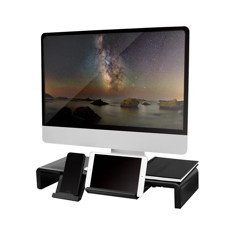 Soporte de sobremesa ergonómico para monitor, máx. 25 kg