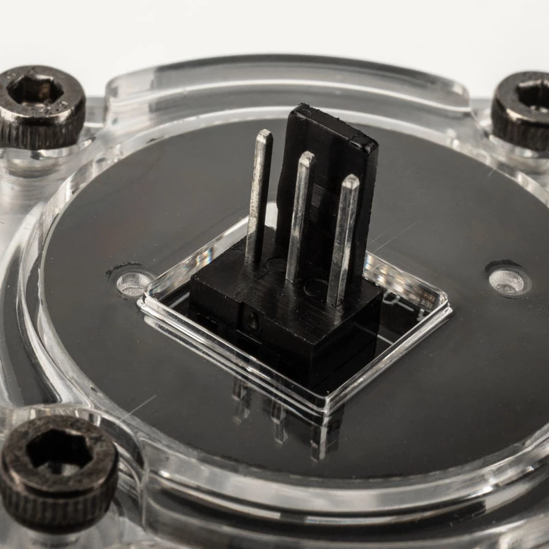 Medidor de caudal Barrow SLFV2-RGB B – Sensor de caudal ARGB, negro