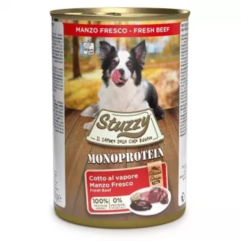 STUZZY Monoprotein ternera - Comida húmeda para perros - 400 g