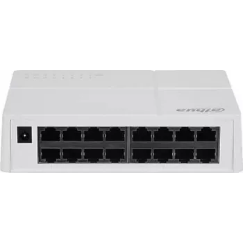 Dahua Technology SF1016L Switch de red Unmanaged L2 Fast Ethernet (10/100) Sobremesa/Pared Gris