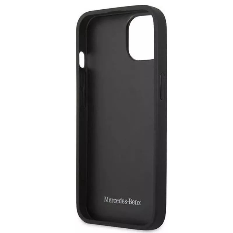 Mercedes MEHCP13SPSQRE iPhone 13 mini 5,4 rojo/rojo carcasa rígida piel patrón de estrella