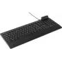 Teclado USB Renkforce RF-CKB-200 alemán, QWERTZ negro con lector de tarjetas inteligentes (RF-CKB-200)