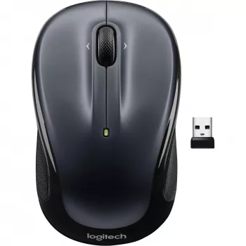 LOGITECH M325s ratón ambidiestro óptico 5 botones inalámbrico 2,4 GHz receptor USB Nano gris oscuro