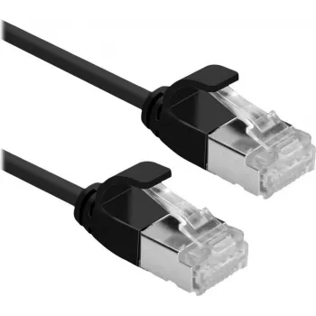 Cable de parcheo ROLINE GREEN U/FTP Cat.6A (clase EA), LSOH, delgado, negro, 2 m (21.44.3355)
