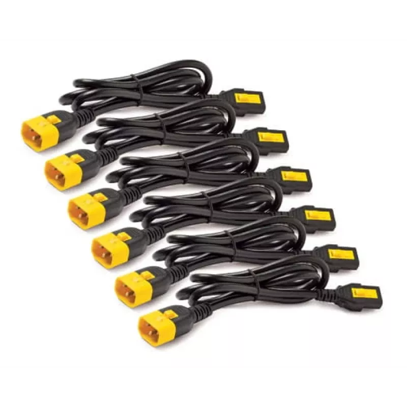 Juego de cables de alimentación APC (6 uds.), bloqueable, C13 a C14, 0,6 m
