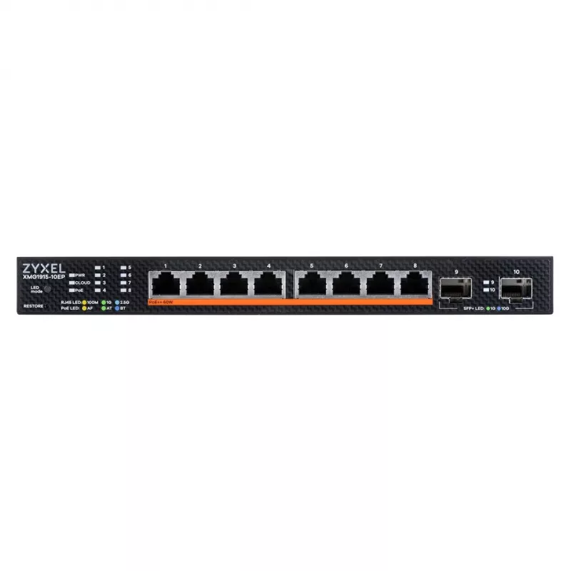 Zyxel XMG1915-10EP conmutador gestionado L2 2.5G Ethernet (100/1000/2500) Power over Ethernet (PoE)