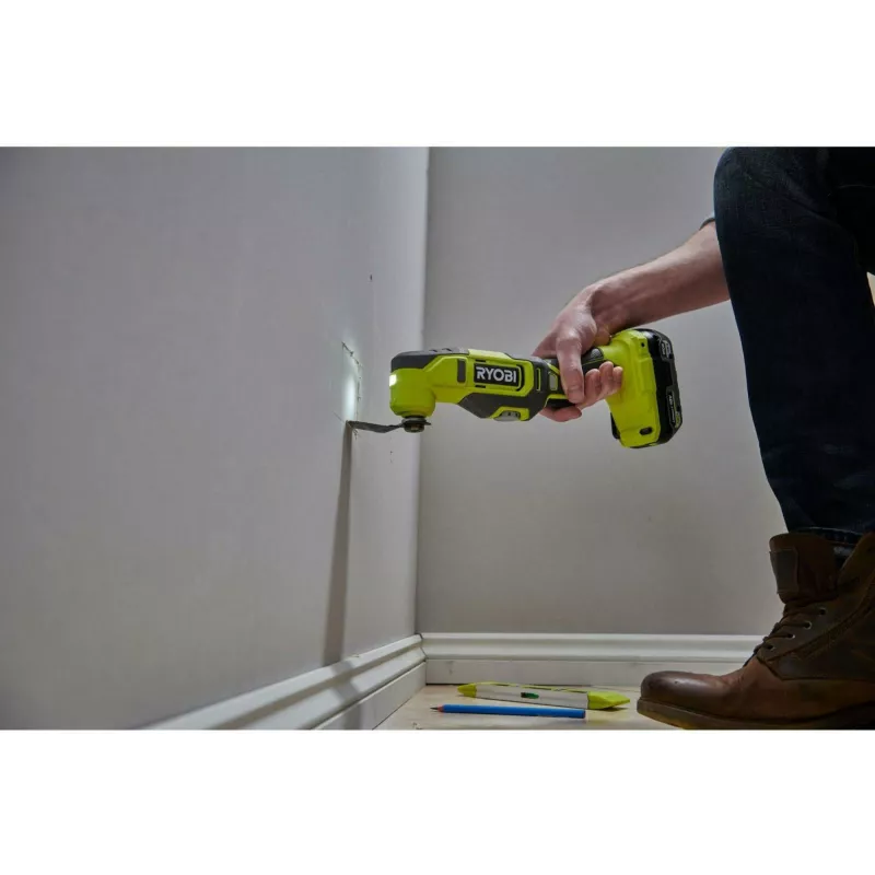 Herramienta multifunción a batería Sourcing RYOBI ONE+ RMT18-0 18 V — sin batería