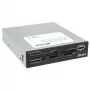 Lector de tarjetas Akasa AK-ICR-27 USB 3.2 Gen 1 (3.1 Gen 1) Interno Negro, Gris
