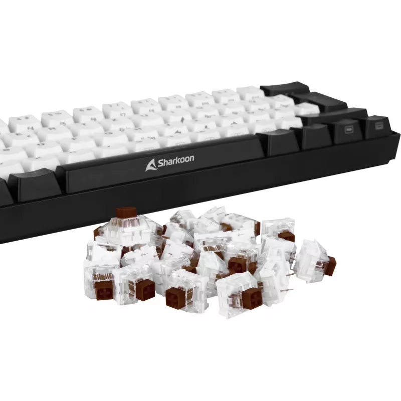 Juego de interruptores Kailh Box Brown, interruptores de teclado marrón/transparente, 35 uds.
