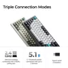 Teclado mecánico Keychron Q1 Max 75% con interruptores Banana, Carbon Black