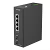 D-Link switch industrial Gigabit no gestionado de 6 puertos con 2 puertos SFP