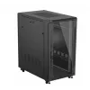 Armario rack 19 pulgadas LANBERG 22HE 600x1000 mm, negro, puertas de cristal delanteras y traseras