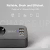Regleta de enchufes DIGITUS 3 tomas con 2×USB-A y 1×USB-C, 3 tomas AC tipo E/F, cable de 1,5 m, negra