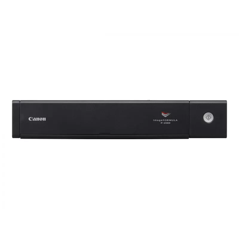Escáner de documentos dúplex portátil Canon imageFORMULA P-208II, 216 x 356 mm, 600 x 600 DPI, 24 Bit, 8 ppm, 6 ppm, 16 ipm