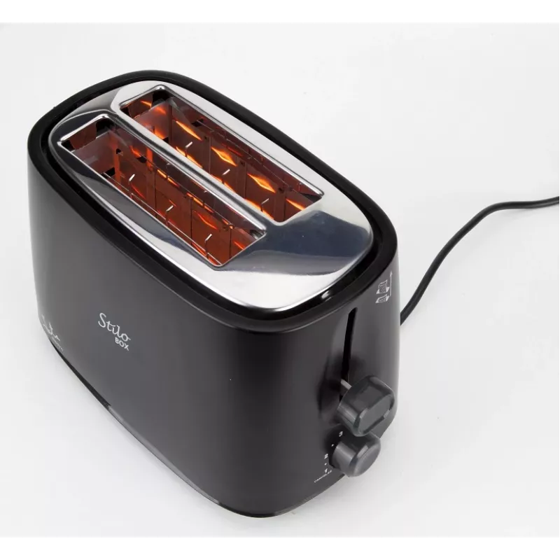 Tostadora JATA TT631 2 ranuras 750 W negro acero inoxidable