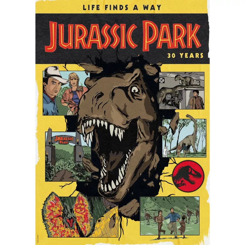 Puzle Schmidt Spiele Jurassic Park 30 Years of Jurassic Park 1000 piezas