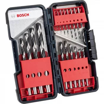Juego de brocas helicoidales Bosch HSS PointTeQ 2608577350