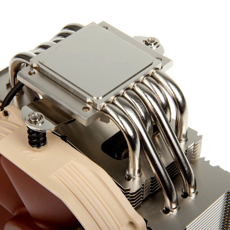 Componente de refrigeración para ordenador Noctua NH-U14S disipador de procesador 12 cm marrón, acero inoxidable