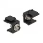 Módulo Keystone DELOCK 86851, conector macho FC plano, negro, 16,5×24×21,8 mm