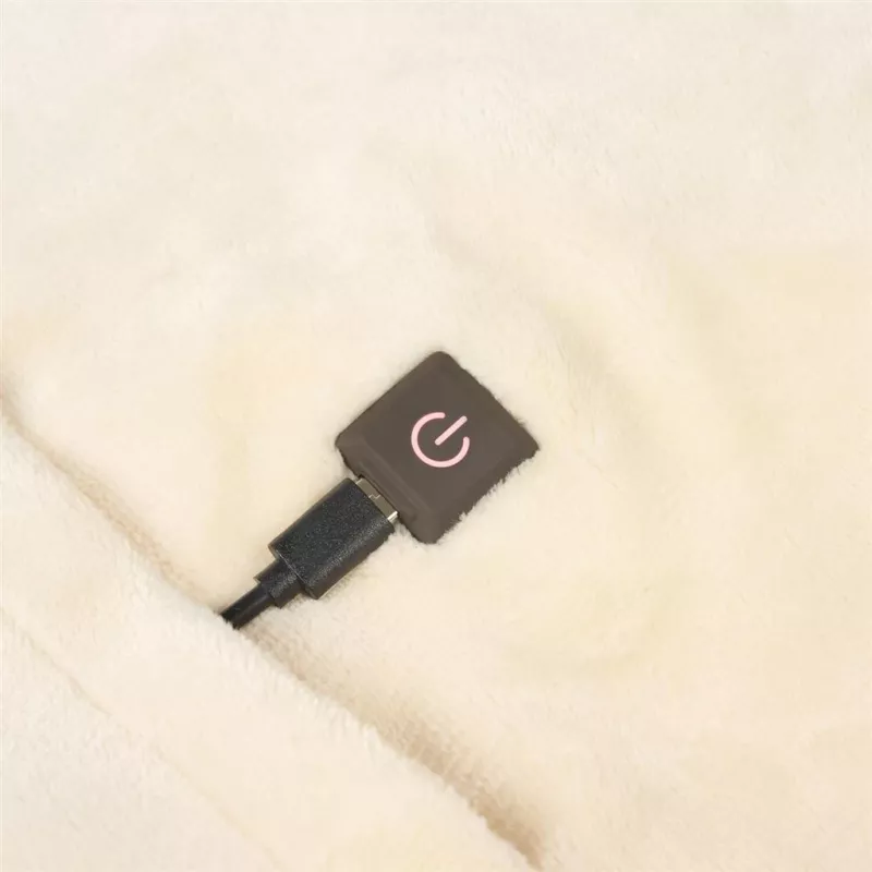 Manta eléctrica inalámbrica Tristar, 150 x 80 cm | BW-4787 | Número de niveles de calor 3 | Número de personas 1 | Lavable | Forro polar | 10 W | Beige