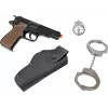 Set de policía de juguete Pulio 155425/6 con accesorios – figura de juego de rol y equipo