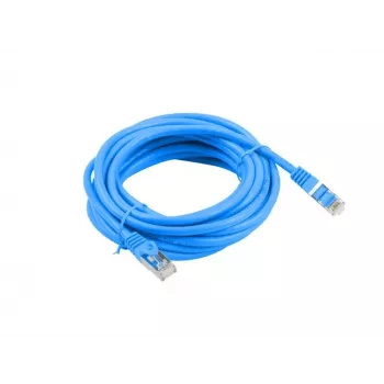Cable de red LANBERG PCF6-10CC-1000-B Cat6 F/UTP 10 m azul, RJ-45 a RJ-45, 250 MHz, CCA